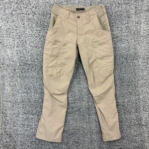 5.11 Tactical Pants Mens 32x32 Beige Cargo Canvas Workwear Utility Outdoor